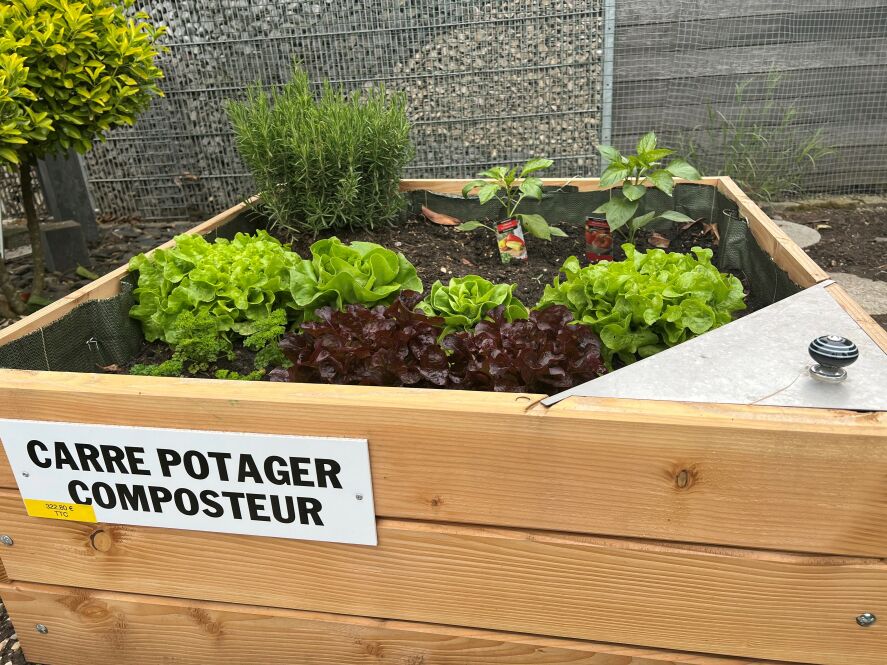 BAC POTAGER COMPOSTEUR BOISY  Plateforme compostage et produits pour  jardins - SPRINAR COMPOTECH 67 : compost, terreau, pierres naturelles,  ecorces, Niedermodern, Haguenau, Strasbourg, Brumath